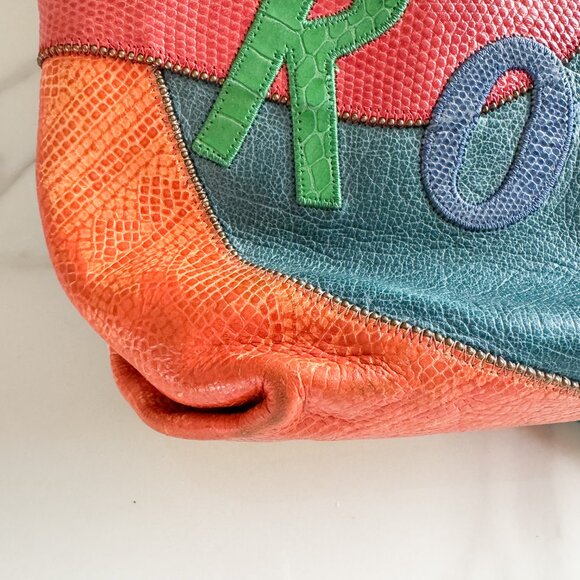 Sharif Multicolor Paris Patchwork Bag - Picture 8 of 16